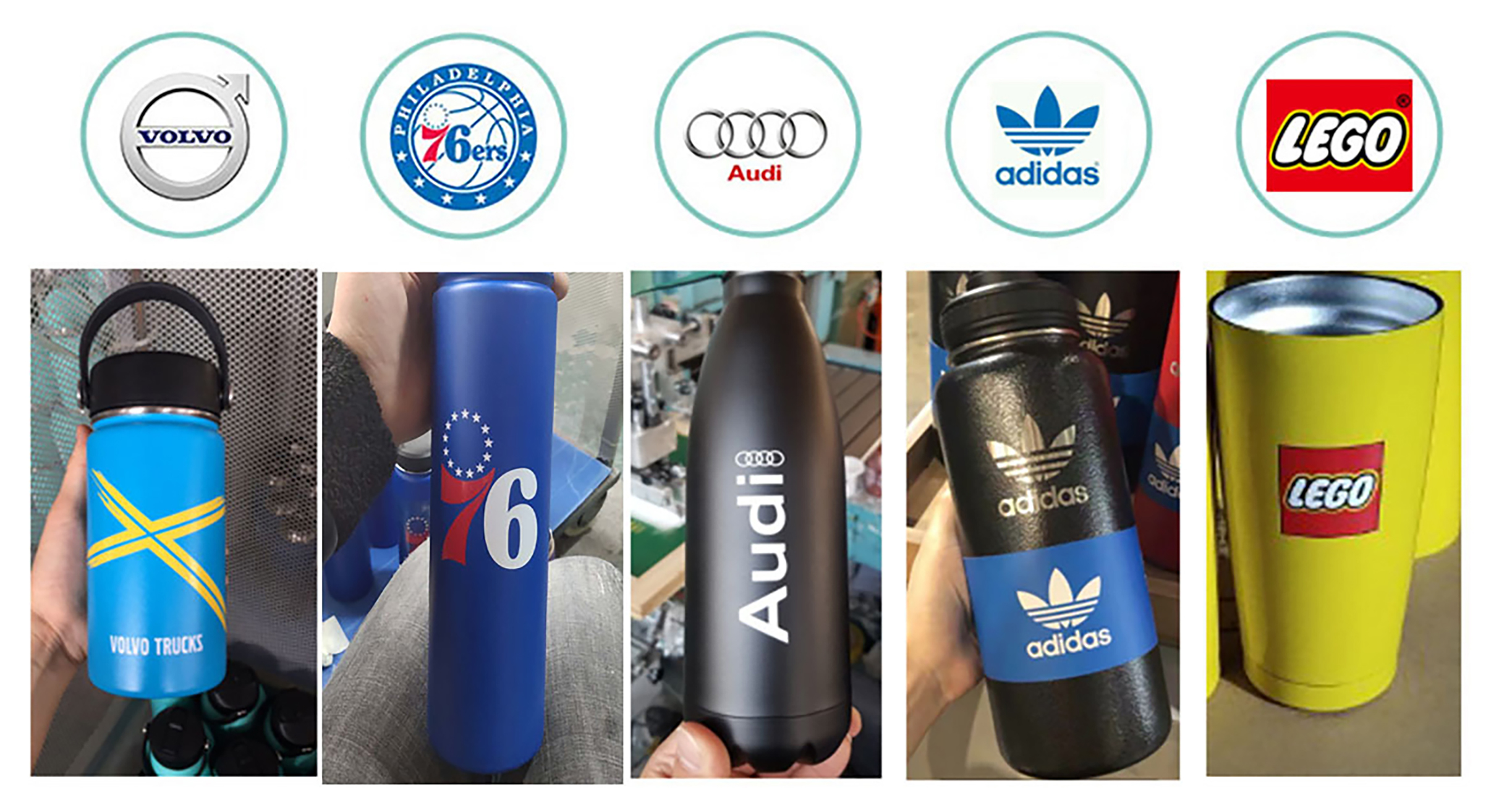 VOLVO Philadelphia 76ers Audi  Adidas LEGO